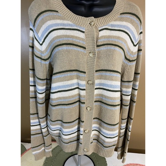 Vintage 90s American Eagle Outfitters Women’s  Button Up Sweater Size L - Picture 2 of 16